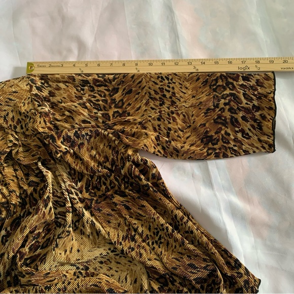 Enfocus Studio Cardigan Animal Print Blouse Women’s 18 NWT 3/4 Length Sleeves - Picture 12 of 12